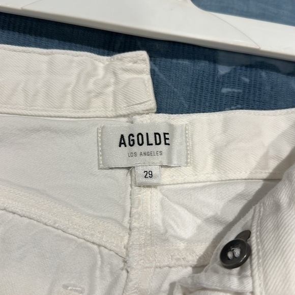 Agolde crisscross white denim - Picture 5 of 5